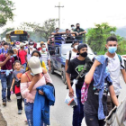 Gran cantidad de centroamericanos entran a México para tratar de llegar desde ahí a EE. UU.