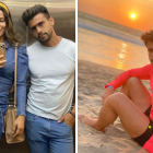 Alejandra Jaramillo publicó la imagen de la izquierda en las redes sociales.