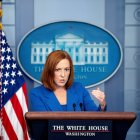 En la imagen, Jen Psaki, portavoz de la Casa Blanca.