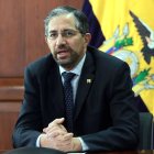 Contratos. El canciller ecuatoriano Mauricio Montalvo enfatizó que los contratos entre la embajada de España y Kinema fenecieron hace “muchos años”.