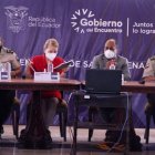 Cita. La ministra de Gobierno, Alexandra Vela, encabezó la reunión.