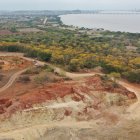 Así se observa la huella en la zona montañosa del Peñón del Río.