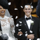 Jasmine Tookes y Juan David Borrero.