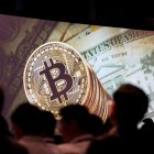 Fotografía de archivo del bitcoin.