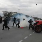 El paro provocó incidentes.