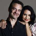 Gianluca Barbadori y Montse Serra.