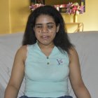 Angie Lozano tiene discapacidad visual de nacimiento.