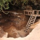 Entrada a la cueva de Contrebandiers, en Marruecos.