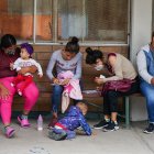 Fotografía de archivo de migrantes en la ciudad de Tijuana, estado de Baja California (México).