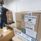 Entrega de medicamentos a los distintos hospitales públicos de Guayaquil por parte del Ministerio de Salud  el martes 14 de septiembre de 2021.