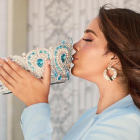 Navila Dieb, Reina de Guayaquil 2020, con su corona.