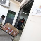 Entrega de medicamentos a los distintos hospitales públicos de Guayaquil por parte del Ministerio de Salud, el 14 de septiembre en Guayaquil.