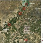 Estas son las zonas afectadas.