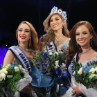 Las tres ganadores de la noche.