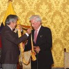 Acto. El evento se desarrolló en el Salón Amarillo del Palacio de Carondelet.