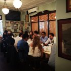 La delegación estivo en el restaurante Lo Nuestro, de Guayaquil.