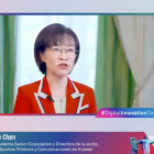 Catherine Chen, vicepresidenta senior corporativo de Huawei, durante el Digital Innovation Day 2021.