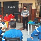 La reunión se desarrolló con representantes de CNEL y de la Policía Comunitaria.