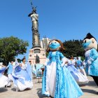 Actividad. Con el pregón cívico se inauguró la agenda por los 201 años de Independencia de Guayaquil.