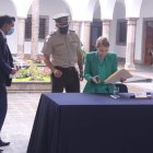 Balance. La ministra de Gobierno presentó un balance de los diálogos con la agrupación indígena.