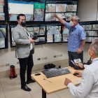 Hecho. El subsecretario de Transporte Aéreo, José Luis Aguilar, realizó un recorrido por las instalaciones del aeropuerto de Guayaquil junto a Ángel Córdova, gerente de Tagsa.