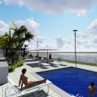 Servicio. El conjunto Deira Towers contará con guardianía 24 horas,

área social con piscina, juegos infantiles.