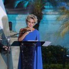 La alcaldesa Cynthia Viteri presidió la sesión solemne que se desarrolló en el hemiciclo de La Rotonda, la noche del sábado pasado.