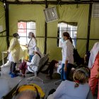 Personal médico en el Hospital Ana Francisca Pérez de León II, en Caracas (Venezuela), en una fotografía de archivo.