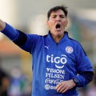Eduardo Berizzo dirigió ante Bolivia su último partido al mando de Paraguay.