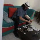 Pablo Jarrín, coleccionista de monedas guayaquileño.