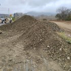 Trabajos. El objetivo de la obra es habilitar dos vías alternas en la ruta.