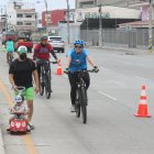 Actividad. La jornada se realizó por 17 kilómetros.