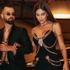 Mike Bahía y Greeicy.