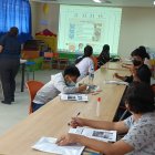 Los estudiantes volvieron a reencontrarse con sus maestros.