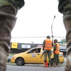 Operación. Militares de la Brigada de Infantería 13 de Pichincha patrullaron el sur de Quito la mañana de ayer.