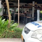 La Policía llegó al sitio para resguardar el establecimiento.