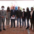 El presidente y el ministro de Trabajo, Patricio Donoso, participaron de un encuentro con jóvenes.