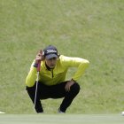Phillippe Thorin durante su participación en el Sudamericano Juvenil de Golf en el club Los Arrayanes.
