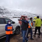 Puesto de Mando Unificado se encuentra reunido en el Nevado Chimborazo. Se coordinan acciones para el rescate de excursionistas.