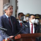 Guillermo Lasso participó el 25 de octubre en la ceremonia militar de imposición de condecoraciones "Casa Militar Presidencial".