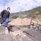 Ayer, en el segundo día de las protestas fue cerrada la Panamericana Norte.