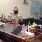 El alcalde Narváez con los jefes policiales