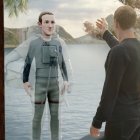 Mark Zuckerberg, CEO de Facebook, en su metaverso.