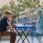 Una foto del folleto facilitada por Meta que muestra un fotograma del discurso de apertura sobre la nueva marca de la compañía anunciada por el CEO de Facebook.