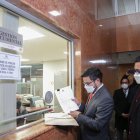 El secretario Jurídico de la Asamblea, Fabián Pozo, presentó la propuesta legal este 28 de octubre de 2021.