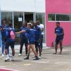 Pese al descenso y el reciente escándalo con Quintero, la camaradería del equipo en el complejo está intacta.