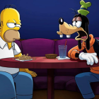 Cartel del cortometraje "Los Simpson en Plusniversario".