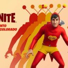 Así luce la "skin" de El Chapulín Colorado junto al paquete que ofrece el juego de Epic Games.