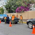 Militares durante los operativos de control de armas y explosivos realizados en el último feriado.