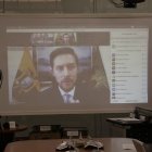 Fiscalización. Guillermo Avellán, presidente del Banco Central, dijo en la Comisión de Fiscalización que a través del sistema Sucre se realizaron operaciones irregulares.